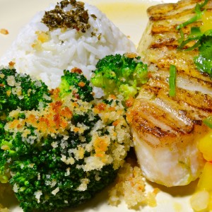 Black Grouper with Fruit Salsa
