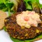 Veggie Burger with Quinoa, Black Beans and Chipotle Peppers in Adobe Sauce
