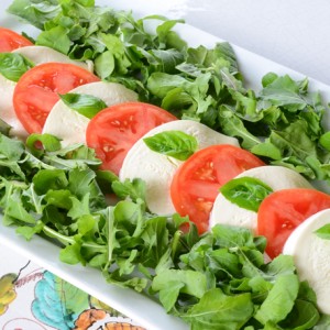 Capresse with Arugula