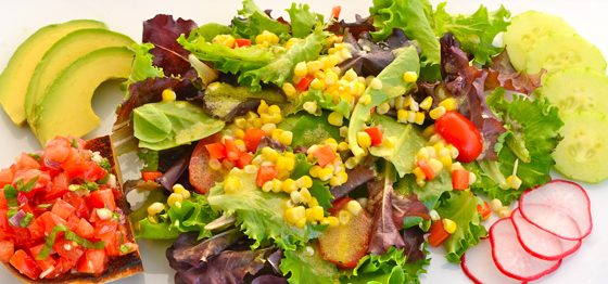 Mexican Salad with Grilled Corn 560