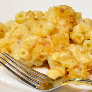 Lobster, Prosciutto Macaroni and Three Cheeses