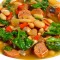 Chorizo, White Beans and Spinach Soup
