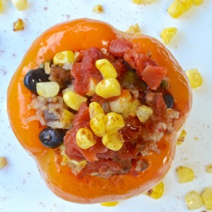 Ragin' Cajun Stuffed Peppers