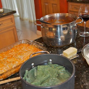 Homemade Spinach Lasagna