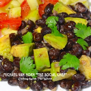 Black Beans with Avocado